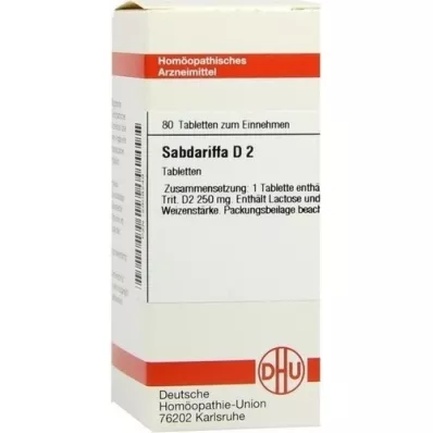 SABDARIFFA D 2 tablety, 80 kapsúl