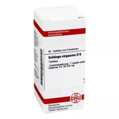SOLIDAGO VIRGAUREA D 6 tabliet, 80 kapsúl