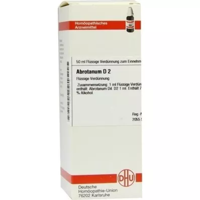 ABROTANUM D 2 riedenie, 50 ml