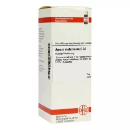 AURUM METALLICUM D 30 riedenie, 50 ml