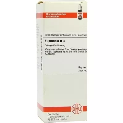 EUPHRASIA D 3 riedenie, 50 ml