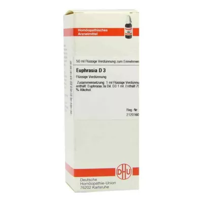 EUPHRASIA D 3 riedenie, 50 ml EUPHRASIA D 3 riedenie, 50 ml