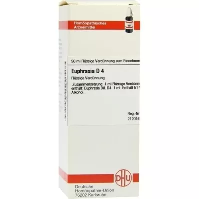EUPHRASIA D 4 riedenie, 50 ml