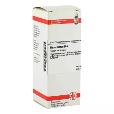 HYOSCYAMUS D 4 riedenie, 50 ml