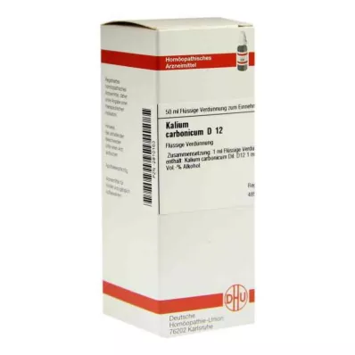 KALIUM CARBONICUM D 12 riedenie, 50 ml