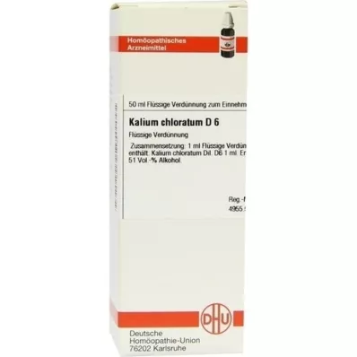 KALIUM CHLORATUM D 6 riedenie, 50 ml