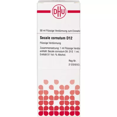 SECALE CORNUTUM D 12 riedenie, 50 ml