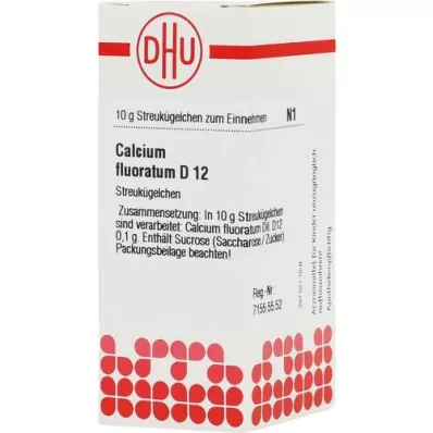 CALCIUM FLUORATUM D 12 guľôčok, 10 g