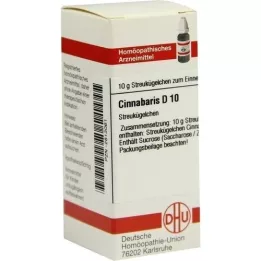 CINNABARIS D 10 guľôčok, 10 g