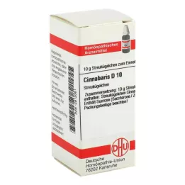CINNABARIS D 10 guľôčok, 10 g
