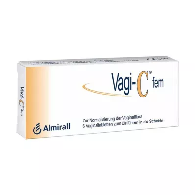VAGI C Fem vaginálne tablety, 6 ks VAGI C Fem vaginálne tablety, 6 ks