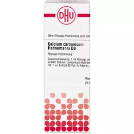 CALCIUM CARBONICUM Hahnemanni D 8 Riedenie, 20 ml