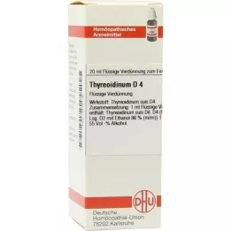 THYREOIDINUM D 4 riedenie, 20 ml