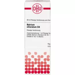 NATRIUM CHLORATUM D 4 riedenie, 20 ml