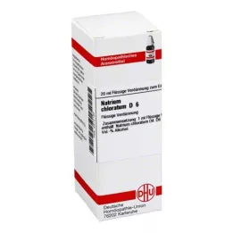 NATRIUM CHLORATUM D 6 riedenie, 20 ml