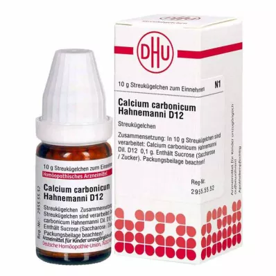 CALCIUM CARBONICUM Hahnemanni D 12 globúl, 10 g CALCIUM CARBONICUM Hahnemanni D 12 globúl, 10 g