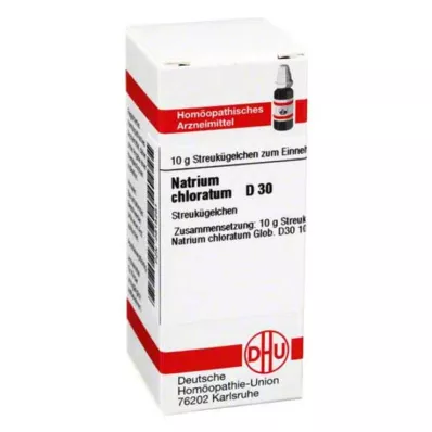 NATRIUM CHLORATUM D 30 guľôčok, 10 g