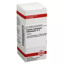 CALCIUM CARBONICUM Hahnemanni D 6 tabliet, 80 ks