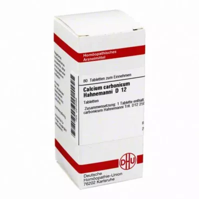 CALCIUM CARBONICUM Hahnemanni D 12 tabliet, 80 ks CALCIUM CARBONICUM Hahnemanni D 12 tabliet, 80 ks