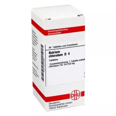 NATRIUM CHLORATUM D 4 tablety, 80 kapsúl NATRIUM CHLORATUM D 4 tablety, 80 kapsúl