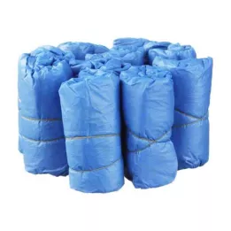 ÜBERSCHUHE Jednorazový plast modrý, 100 ks