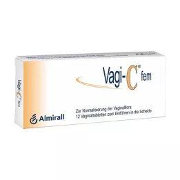 VAGI C Fem vaginálne tablety, 12 ks