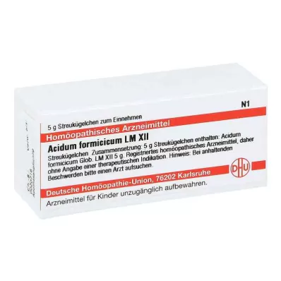 ACIDUM FORMICICUM LM XII Guľôčky, 5 g