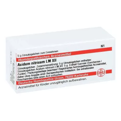 ACIDUM NITRICUM LM XII Guľôčky, 5 g