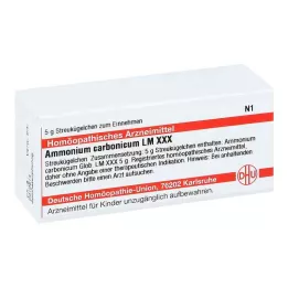 AMMONIUM CARBONICUM LM XXX Guľôčky, 5 g