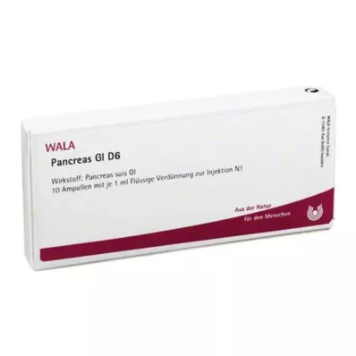 PANCREAS GL D 6 ampuliek, 10X1 ml