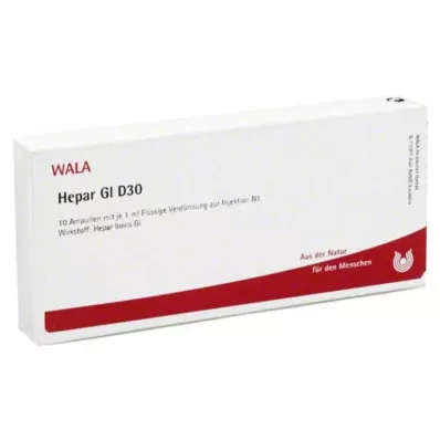 HEPAR GL D 30 ampuliek, 10X1 ml