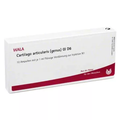 CARTILAGO rod articularis GL D 6 ampuliek, 10X1 ml CARTILAGO rod articularis GL D 6 ampuliek, 10X1 ml