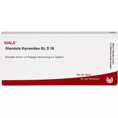 GLANDULA THYREOIDEA GL D 30 ampuliek, 10X1 ml