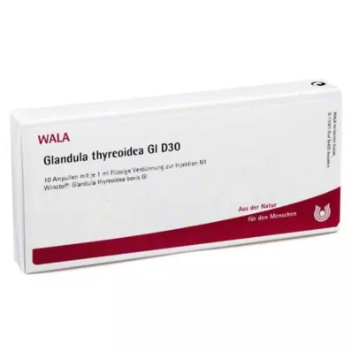 GLANDULA THYREOIDEA GL D 30 ampuliek, 10X1 ml