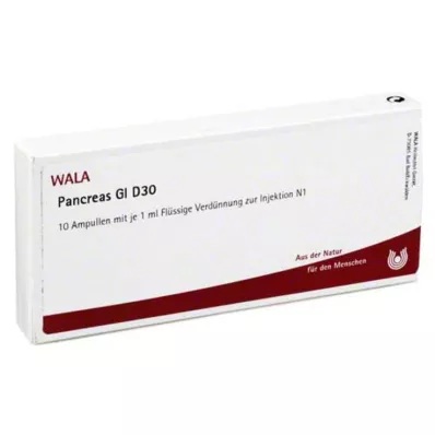 PANCREAS GL D 30 ampuliek, 10X1 ml