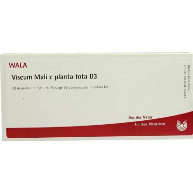 VISCUM MALI e planta tota D 3 ampulky, 10X1 ml VISCUM MALI e planta tota D 3 ampulky, 10X1 ml