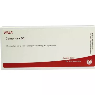 CAMPHORA D 3 ampulky, 10X1 ml CAMPHORA D 3 ampulky, 10X1 ml