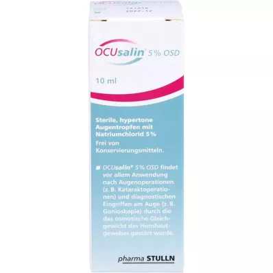 OCUSALIN 5% OSD Očné kvapky, 1X10 ml