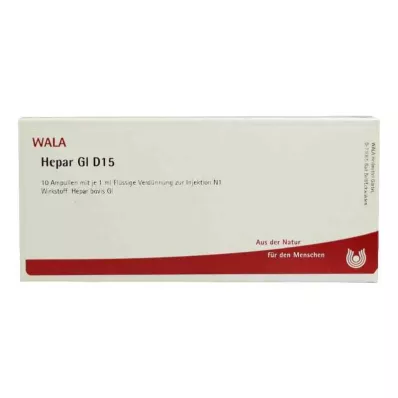 HEPAR GL D 15 ampuliek, 10X1 ml