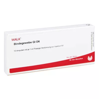 BINDEGEWEBE GL D 6 ampuliek, 10X1 ml