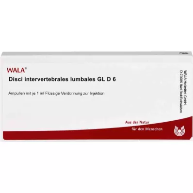 DISCI intervertebrales lumbales GL D 6 ampuliek, 10X1 ml