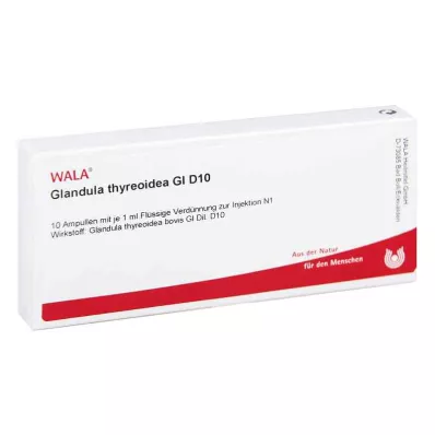 GLANDULA THYREOIDEA GL D 10 ampuliek, 10X1 ml