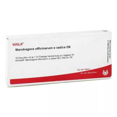 MANDRAGORA OFFICINARIUM e radice D 6 ampuliek, 10X1 ml