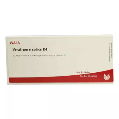 VERATRUM E radice D 4 ampulky, 10X1 ml VERATRUM E radice D 4 ampulky, 10X1 ml