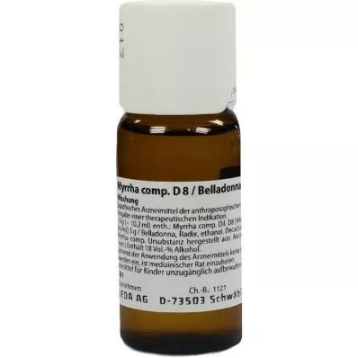 MYRRHA zmes comp.D 8/Belladonna Radix D 10 aa, 50 ml MYRRHA zmes comp.D 8/Belladonna Radix D 10 aa, 50 ml