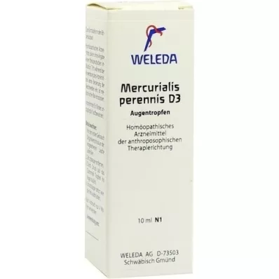 MERCURIALIS PERENNIS D 3 očné kvapky, 10 ml