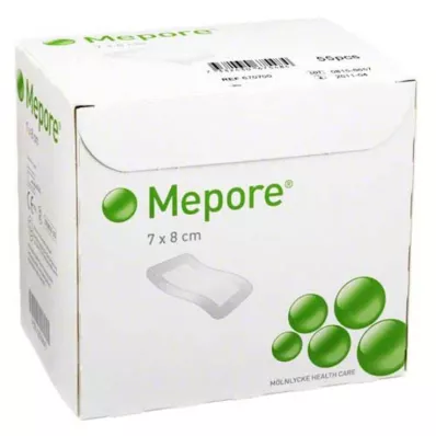 MEPORE Sterilný obväz na rany 7x8 cm, 55 ks MEPORE Sterilný obväz na rany 7x8 cm, 55 ks