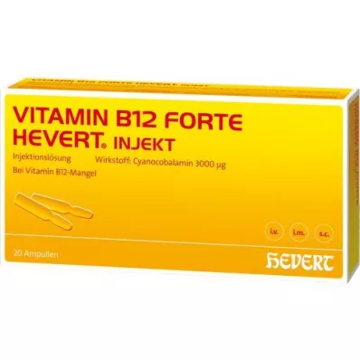 VITAMIN B12 HEVERT forte Inject ampulky, 20X2 ml