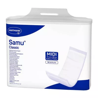 SAMU Tehotenské vložky Classic midi 11x30 cm, 56 ks SAMU Tehotenské vložky Classic midi 11x30 cm, 56 ks