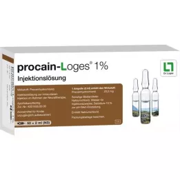 PROCAIN-Loges 1% injekčný roztok v ampulkách, 50X2 ml